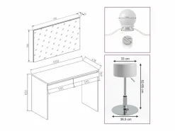 Vicco Tocador|Tocador 120x41.8x83 emma