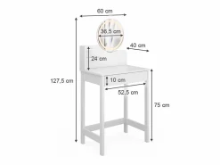 Tocador 60x40x127.5 surrey^Vicco Discount