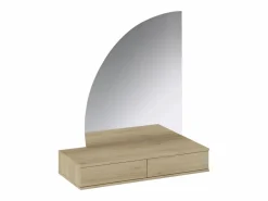 Tocador colgante con espejo LED 2 cajones - JINEZA^Vente-unique Outlet