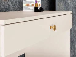 SELSEY Tocador con cajón - greige - 100 cm - SELGIN Beige Outlet