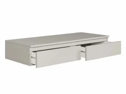 SELSEY Tocador|Tocador con escritorio y 2 cajones -120 cm -greige -BEMMI