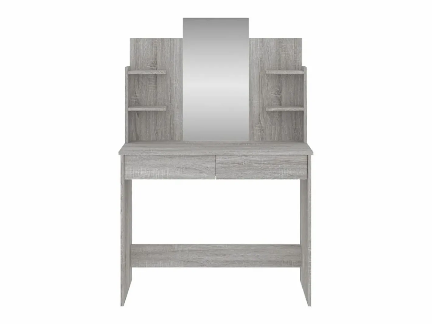 Tocador|Tocador con espejo color Sonoma 96x39x142 cm ES878812
