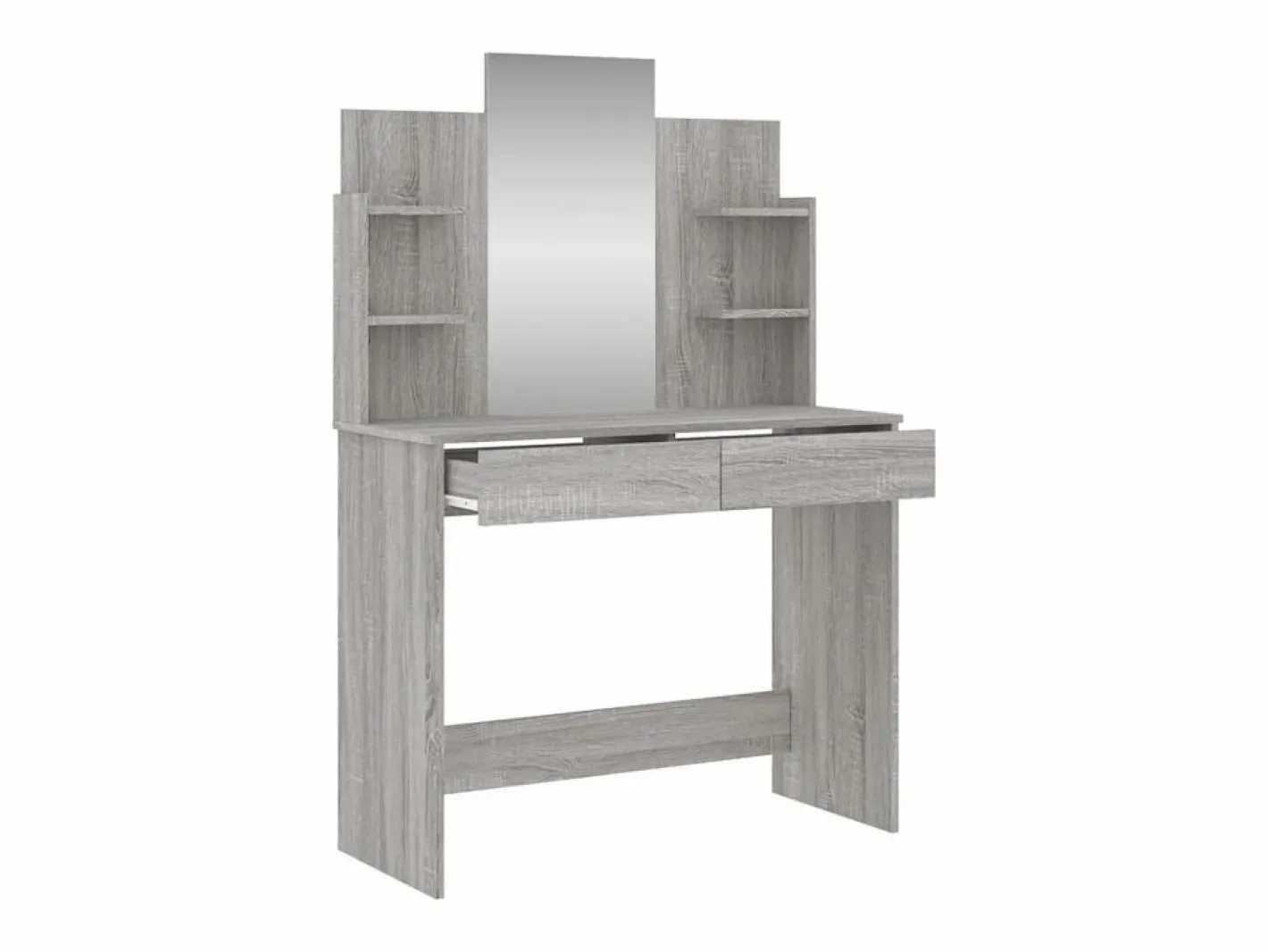 Tocador|Tocador con espejo color Sonoma 96x39x142 cm ES878812
