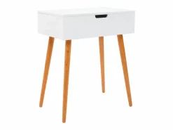 Tocador con espejo de MDF 60x40x75 cm ES748324^ Hot