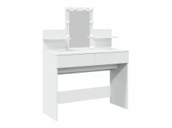 Tocador con luces LED 100x40x130 cm ES841890^ Discount