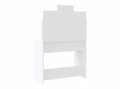 vidaxl Tocador con luces LED 96x40x142 cm Blanco