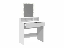 vidaxl Tocador|Tocador con luces LED 80x41x144,5 cm