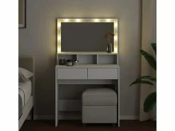 Tocador con luces LED 80x41x134,5 cm ES899782^ Discount