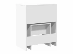 vidaxl Tocador con taburete 60x40x113,5 cm Blanco Sale