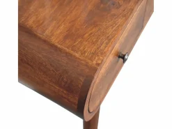 Tocador de castaño con espejo Artisan Furniture, 3 cajones, 1 espejo, marrón^ New
