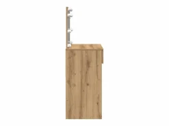 Tocador de roble artesanal 100 x 40 x 120 cm Madera de ingeniería Marru00f3n Hot