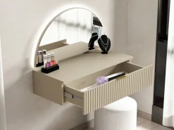 Tocador flotante con espejo y LEDs y 1 cajón en - FRALYN de Pascal Morabito^Vente-unique Clearance