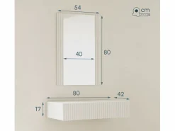 MB Muebles Bonitos Tocador|Tocador para Dormitorio en 80x42x97cm Velia