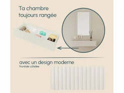 MB Muebles Bonitos Tocador|Tocador para Dormitorio en 80x42x97cm Velia