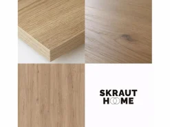 Tocador, 75x35x121 cm, Con cajón, Con almacenamiento, Roble^Skraut Home Hot