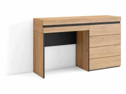Tocador, 127x35x75cm, Con cajón, Cómoda, Cajonera, Roble^Skraut Home New