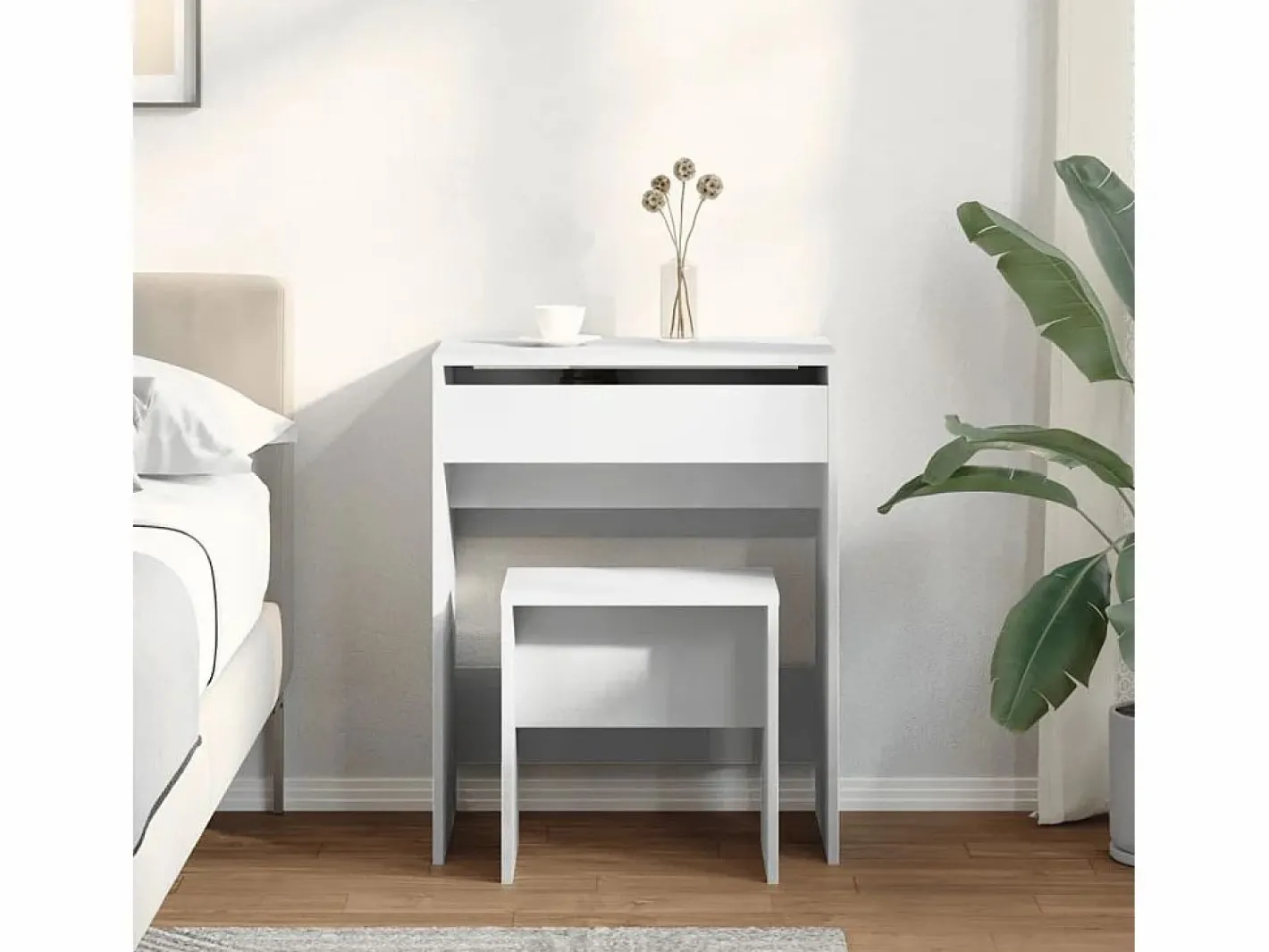 Tocador|Tocador y taburete 60x40x113,5 cm