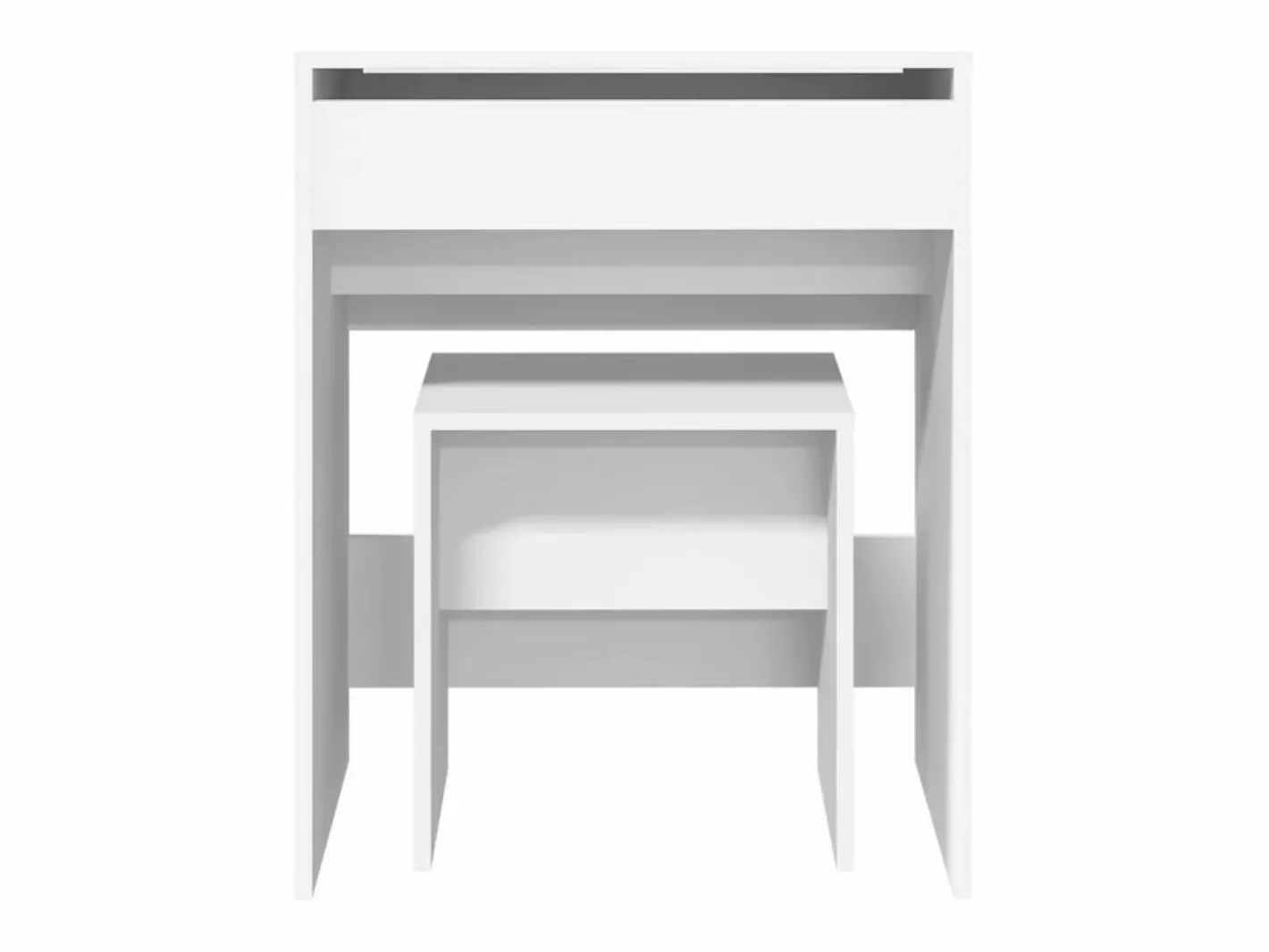 Tocador|Tocador y taburete 60x40x113,5 cm