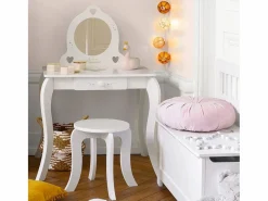 Atmosphera Muebles Niño|Tocador y taburete MDF 91x71,5x50,5cm
