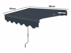 Toldo de aluminio <> - 160 x 120 cm -^Habitat et jardin Best