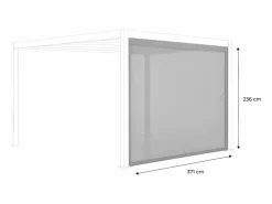 Sweeek Toldo de 4m para pérgola bioclimática Blanco Outlet