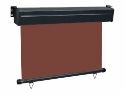 Marquesina|Toldo lateral de balcón marrón 105x250 cm ES327793