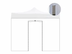 Toldo lateral impermeable de 3x2m con puerta enrollable para cenador plegable de 3x3m^ Sale