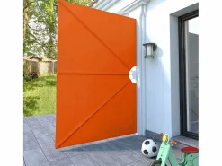 Toldo lateral plegable terraza color terracota 240x160 cm ES10043^ New