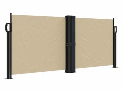 Toldo lateral retráctil 100x600 cm ES491452 Beige