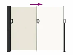 Marquesina|Toldo lateral retráctil 160x300 cm ES497702