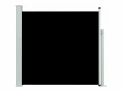 Toldo lateral retráctil de jardín 170x300 cm ES775435 Negro New