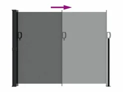 Marquesina|Toldo lateral retráctil 160x300 cm ES741386