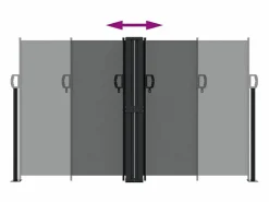 Marquesina|Toldo lateral retráctil 140x600 cm ES738710