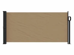 Toldo lateral retráctil gris taupe 100x500 cm ES290416 Topo Clearance