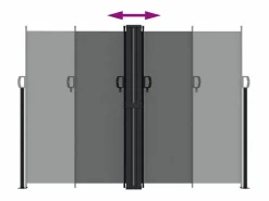 Marquesina|Toldo lateral retráctil 180x600 cm ES692299