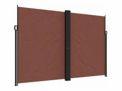 Toldo lateral retráctil marrón 220x600 cm ES496207 Marru00f3n Sale