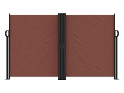 Toldo lateral retráctil marrón 140x600 cm ES293172 Marru00f3n Discount
