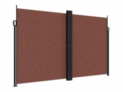 Toldo lateral retráctil marrón 200x1200 cm ES242856^ Discount