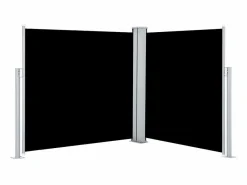 Toldo lateral retráctil 120x600 cm ES50009 Negro Best