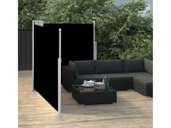 Toldo lateral retráctil 120x600 cm ES50009 Negro Best