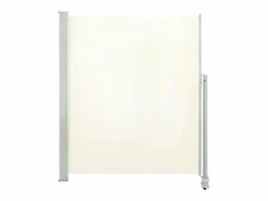 Toldo lateral retráctil para patio 160x300 cm ES70921 Crema