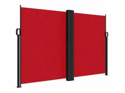 Toldo lateral retráctil 160x1000 cm ES835175 Rojo Discount