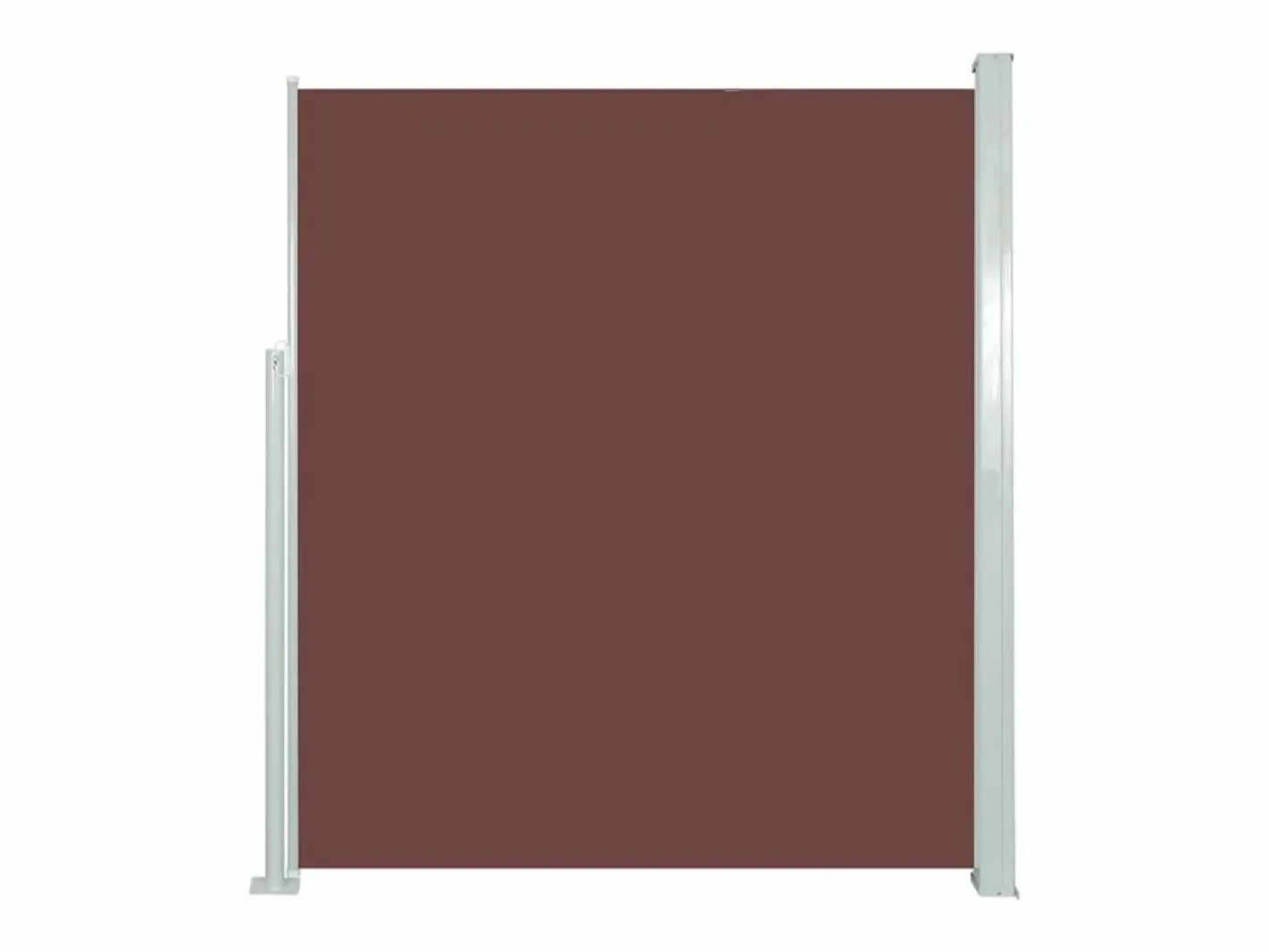Marquesina|Toldo lateral retráctil 160x500 cm marrón ES830273