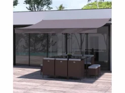 Concept-Usine Estor Y Toldo|Toldo manual gris de 4x3 m ADRO