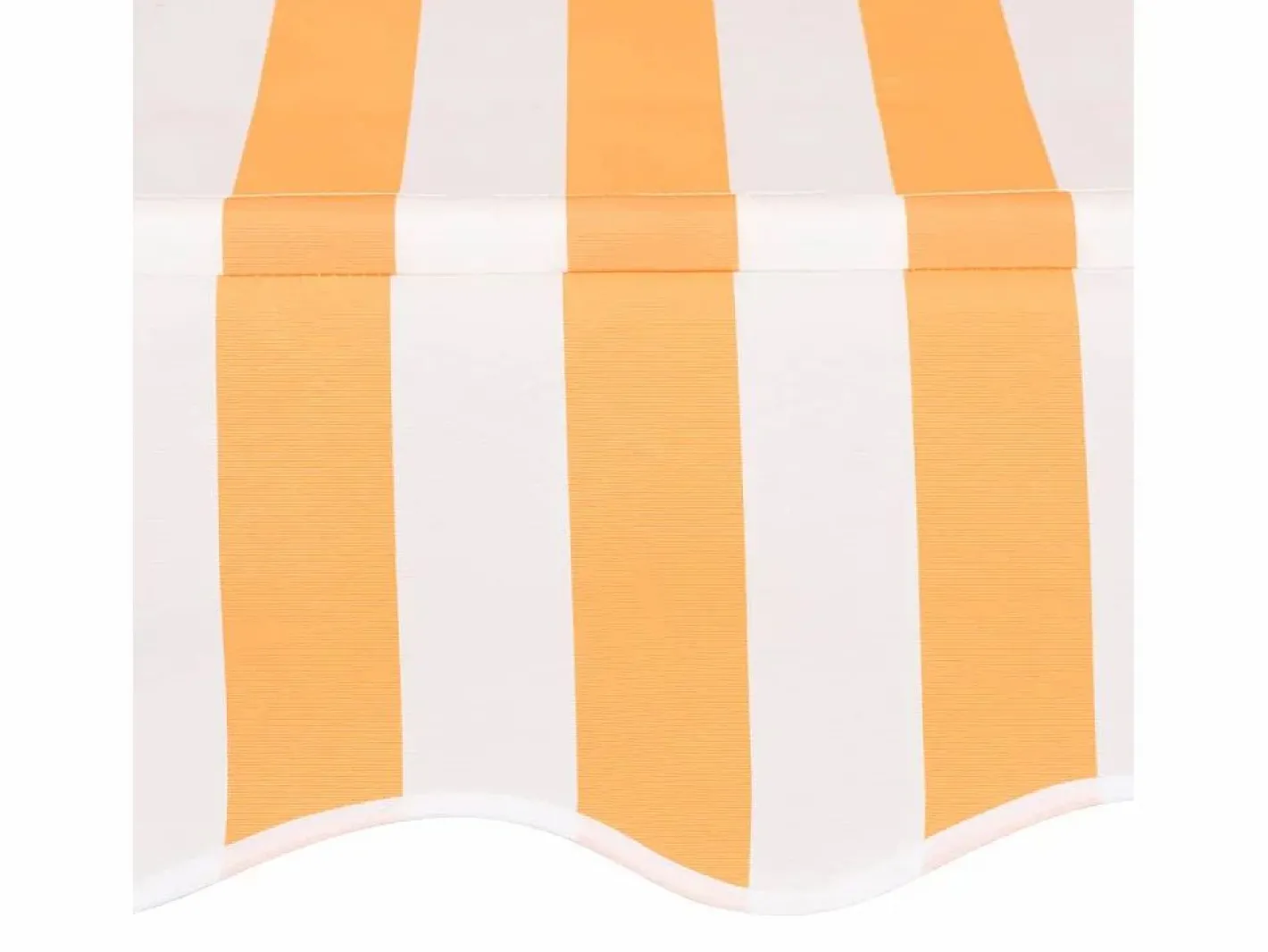 Toldo manual retráctil 100 cm y blanco a rayas ES980219^