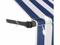 Toldo manual retráctil con LED y blanco 100 cm ES10403^ Sale