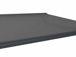 Vente-unique Toldo motorizado con luces LEDs con cofre integral 4x3,5m toldo acrílico antracita GALAXA Gris antracita Discount