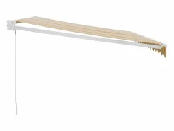 Toldo retráctil aluminio y tela y blanco 4,5x3 m ES20488^ New