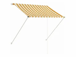 Toldo retráctil y blanco 100x150 cm ES275492 Amarillo Sale