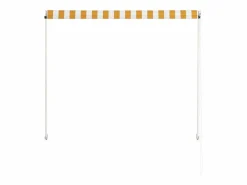 Toldo retráctil y blanco 100x150 cm ES275492 Amarillo Sale